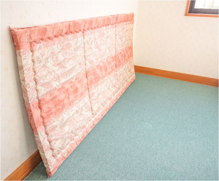 木綿わたの敷布団は3年、掛け布団は5年で打ち直ししましょう。