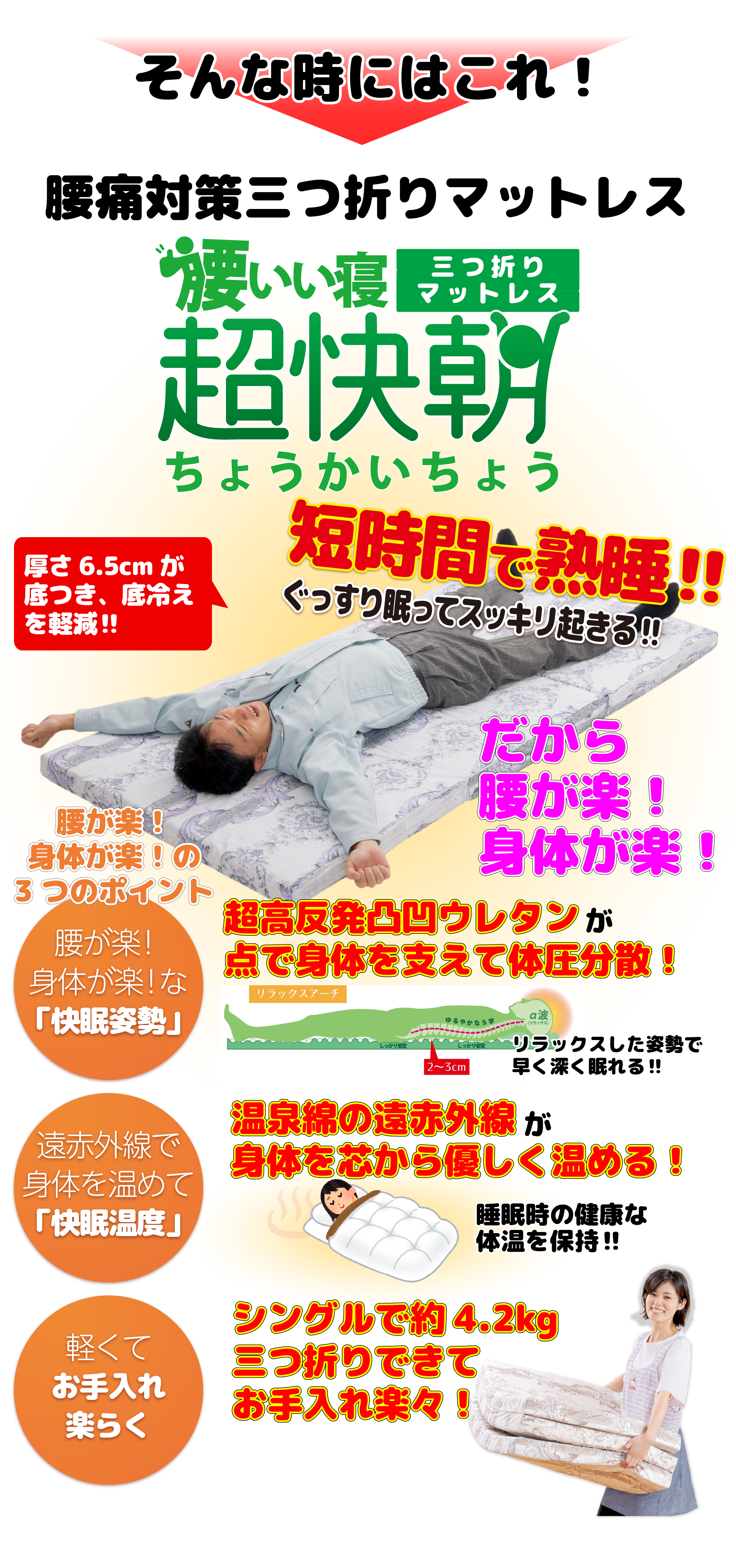 超高反発凸凹ウレタンベッド用マットレス開発者櫻道ふとん店社長
